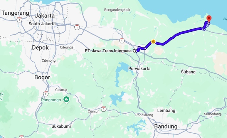 Patimban Port and Surrounding Access Map